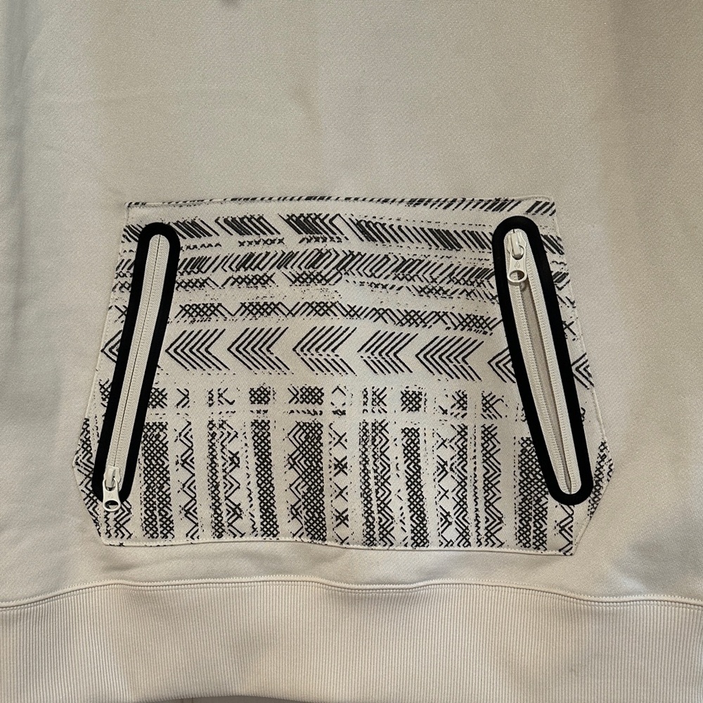 Volcom Cream Hoodie with Black Accents - Picture 2 of 4